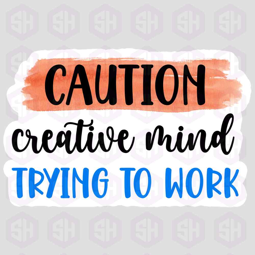 Sticker Haul | Caution creative mind trying to work