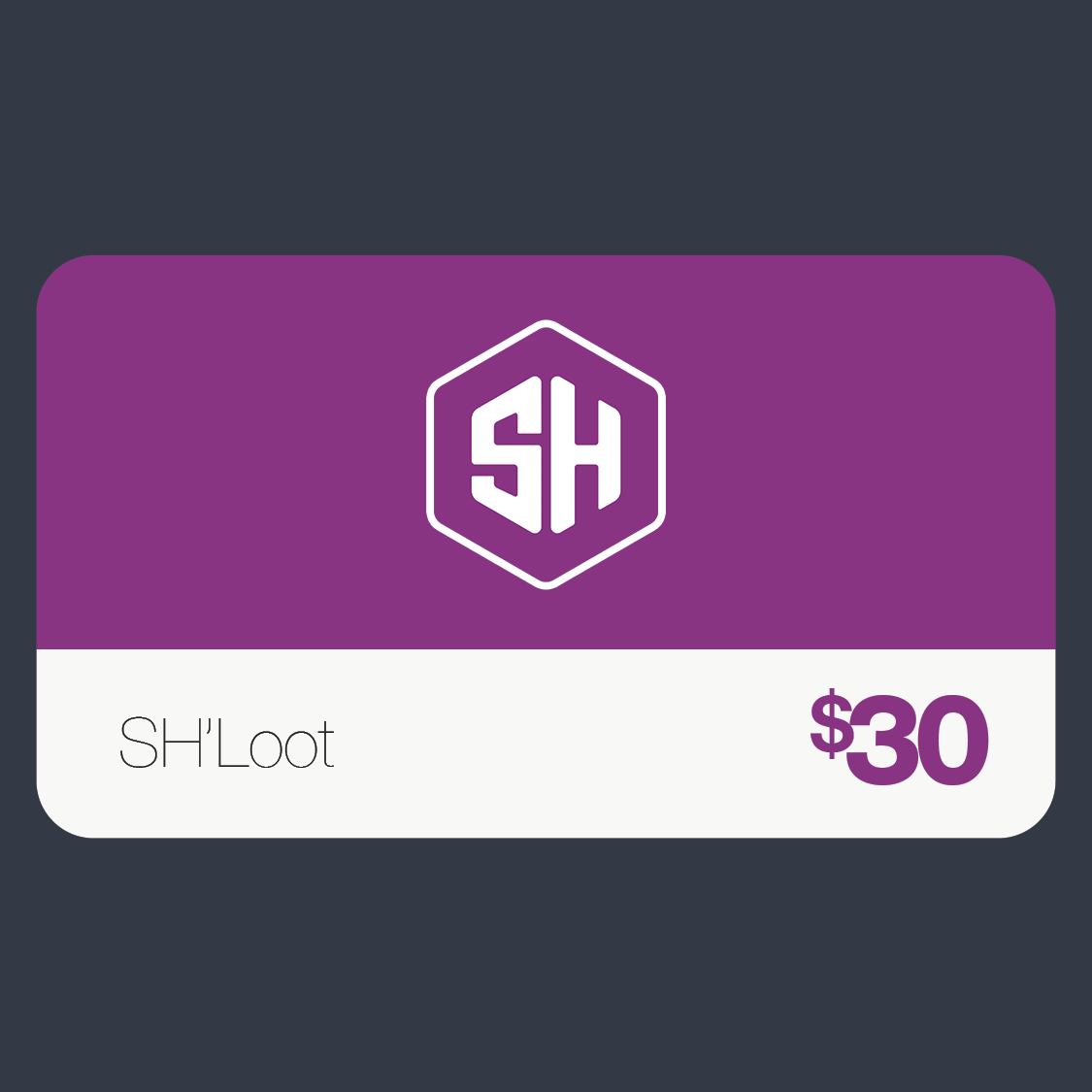 Sticker Hall | Virtual Gift Card | $30 Haul Loot