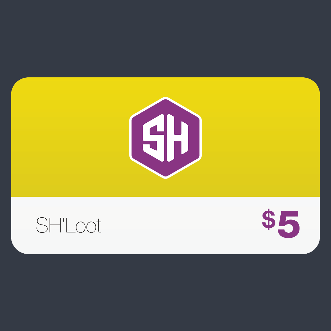 Sticker Hall | Virtual Gift Card | $5 Haul Loot