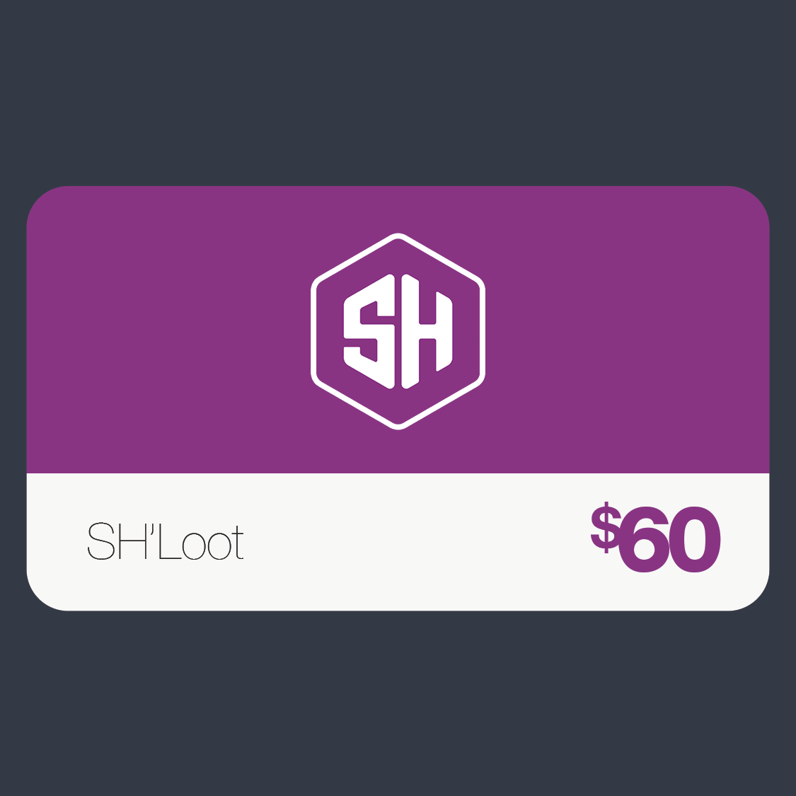 Sticker Hall | Virtual Gift Card | $60 Haul Loot