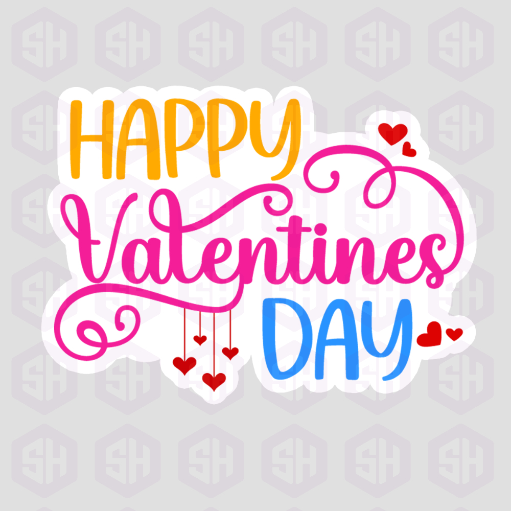 Happy Valentine's Day' Sticker, Valentines Day Stickers 