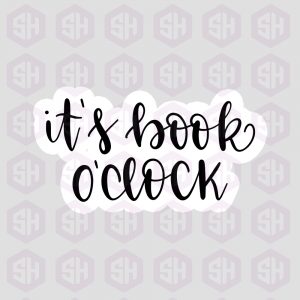 Sticker | It's Book O'Clock | Sticker Haul